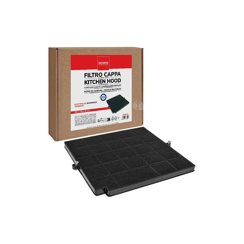 ELECTROLUX, WHIRLPOOL, AEG, ELICA, TURBOAIR, ARTHUR MARTIN - Carbon filter for extractor hood - F00424