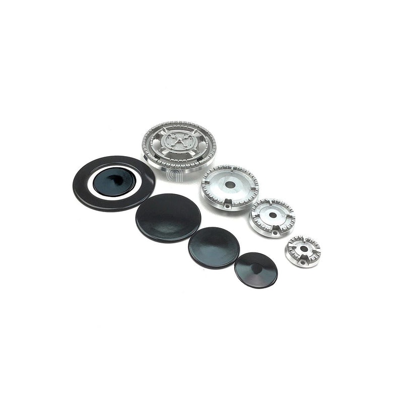 Burner and flame spreader kit for Whirlpool Indesit C00091686