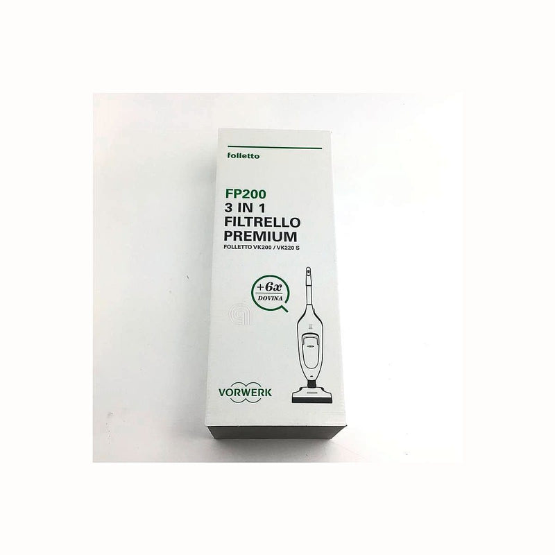 Premium filter bag x6 with scent Vorwerk Folletto VK200 VK220S