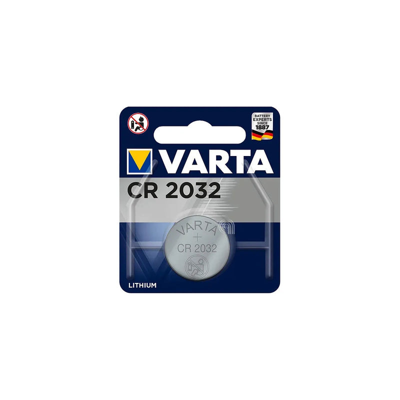 Varta CR2032 lithium button battery 230mAh for remotes and watches
