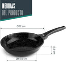 LACOR Kale Cast Aluminum Frying Pan 22cm - Model 26522