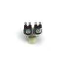 CANDY, ELECTROLUX, SMEG, WHIRLPOOL, ARISTON, BOSCH, INDESIT, SIEMENS, ZANUSSI, BRANDT, ZEROWATT, UNIVERSAL - Double 90° 12mm Solenoid Valve for Washing Machine - 4055030714