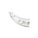 Original white door handle for Gorenje washing machine 333855