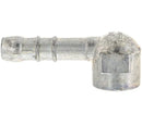 90º Nipple natural gas intake 1/2" thread