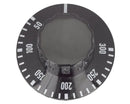 Mando termostato 50-300ºC negro