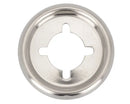Chrome kitchen control knob trim ring