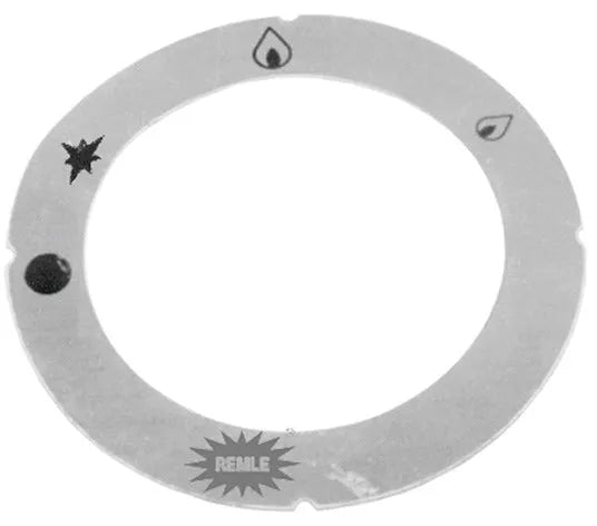 Dial kitchen control knob with indicator light