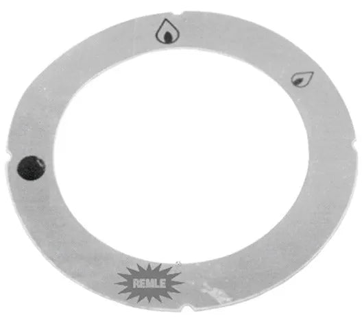 Cooktop control knob dial without pilot light