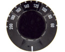 Thermostat knob 60-200ºC black