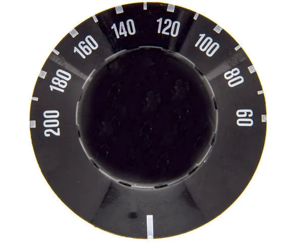 Thermostat knob 60-200ºC black