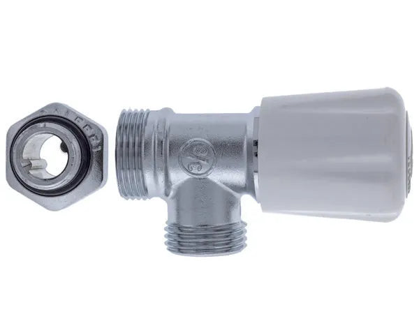 Radiator valve union fitting/bicone 3/8