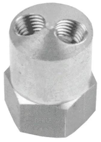 Double gas tap adapter ad,as