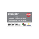 LOFRA, RICAMBI CUCINA, MIELE - Piattello rápido encimera - 03190119