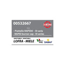 LOFRA, KITCHEN SPARE PARTS, MIELE - Rapid burner cap for cooktop - 03190119