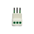 GBC - TRIPLE ADAPTER AND ITALIAN PLUG 10A - AST-55301166