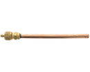 Schrader valve with tube 1/4'' solder 6x100
