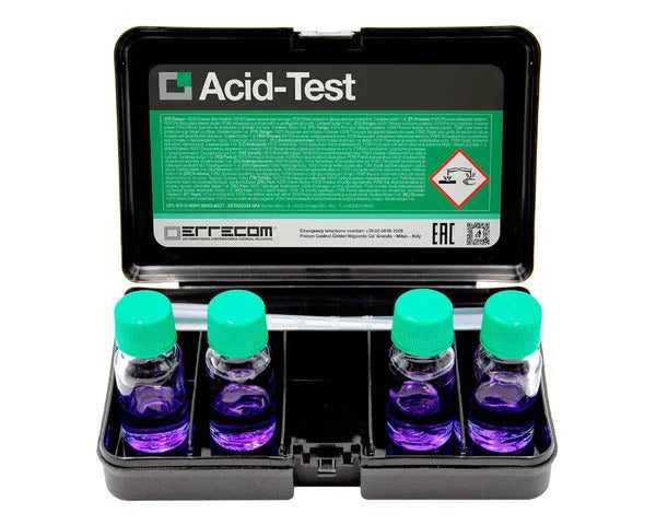Errecom acid presence test control