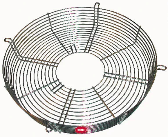 Steel fan motor grille ø 390 mm.
