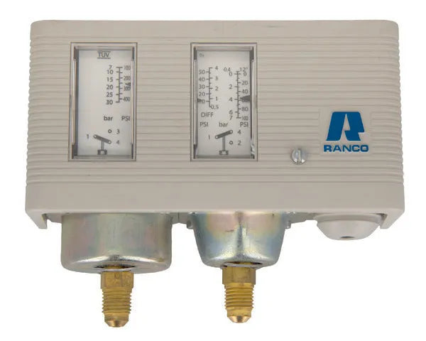 Ranco double pressure switch ap/bp ip44 1/4" SAE