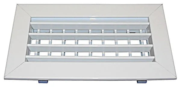 200x100 mm white supply grille ddh