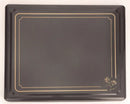 Countertop lid 610 x 520 mm black deco