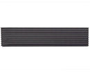 Ventilation grille 600 x 125 mm. black