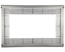 Microwave decorative frame matte stainless steel