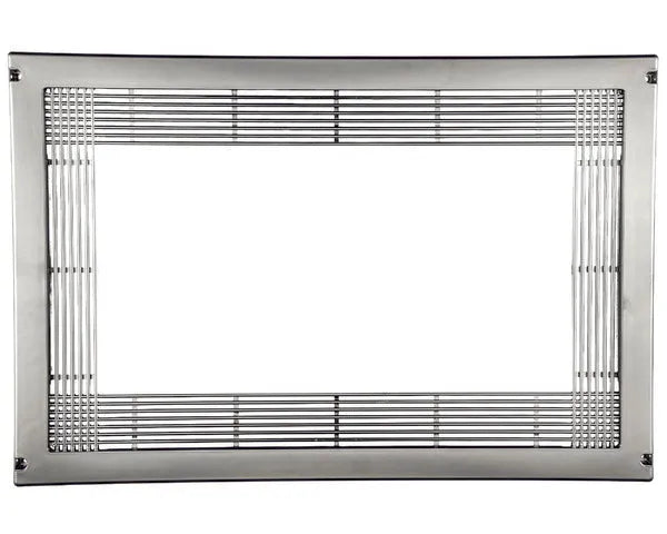 Microwave decorative frame matte stainless steel