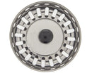 Stainless steel sink drain cover ø 50 mm.