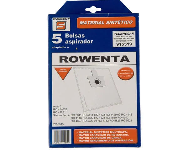 ROWENTA SYNTHETIC VACUUM BAG 5 PCS