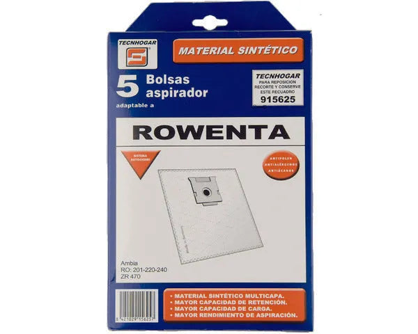 ROWENTA Synthetic Vacuum Cleaner Bag 5 pcs