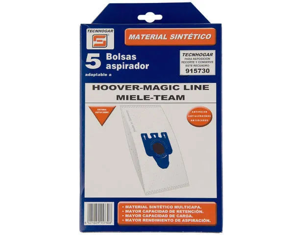 HOOVER SYNTHETIC VACUUM BAG 5 PCS.