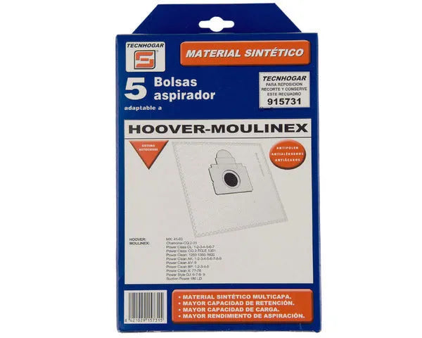 HOOVER SYNTHETIC VACUUM CLEANER BAG 5 PCS.