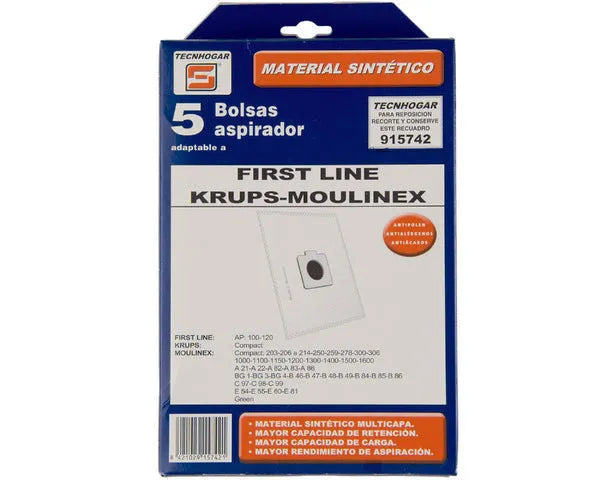 KRUPS SYNTHETIC VACUUM CLEANER 5 PCS.