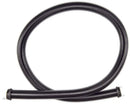 Flexible vacuum hose with black clip