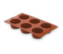 LACOR Molde muffin 6 cavidades Pastryflex 66805