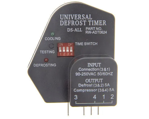 Refrigerator defrost timer