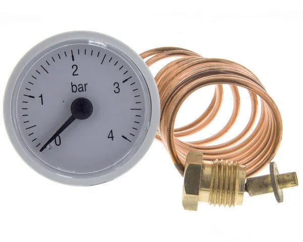 Boiler Hydrometer 0/4bar ø37mm 1/4''