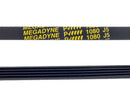 Slotted washing machine belt 1080 J-5