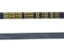 Slotted washing machine belt 1197 J-5
