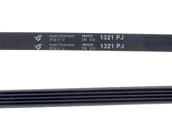 Slotted washing machine belt 1321 J-5