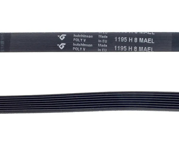 Slotted washing machine belt 1195 h-8