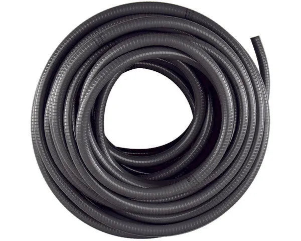 Flexible gray PVC hose 016/20 per meter