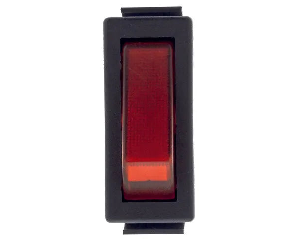 Red unipolar switch 11x30mm pilot