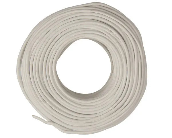 White cable hose 2x1mm. 1kV