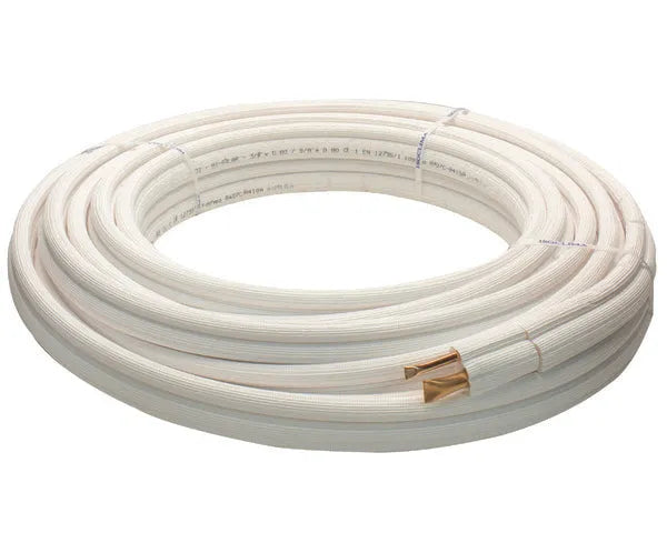 Insulated bi-core copper tube 3/8+5/8 20m