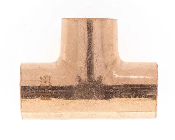 Straight copper pipe h-h-h 130 5/8''