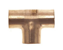 Straight copper pipe h-h-h 130 3/4''