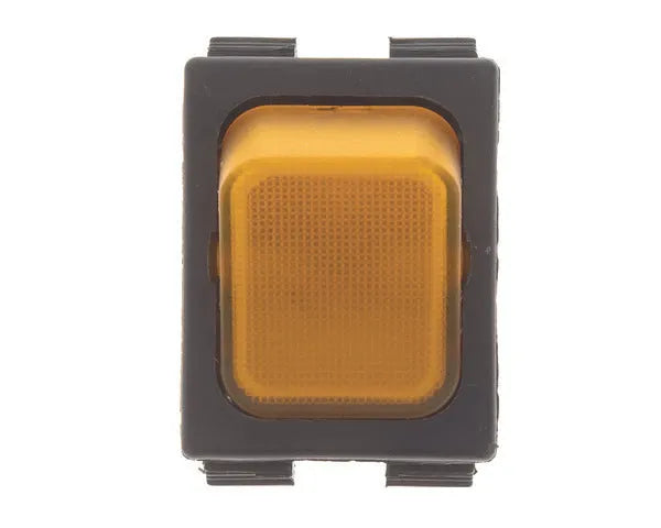 Yellow diverter push button 30x22mm