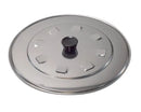 Stainless steel lid ø 24 cm.